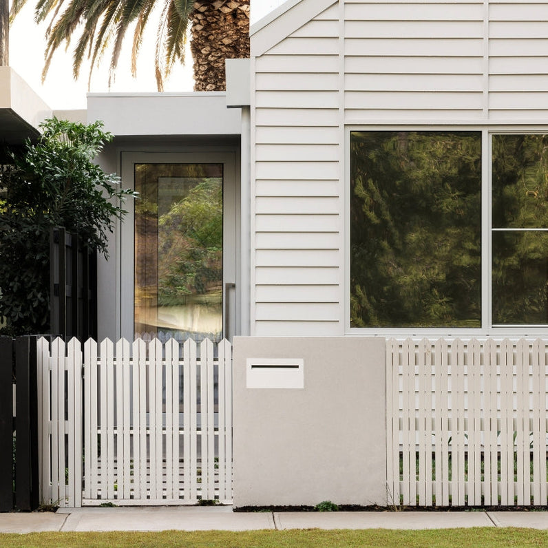 Palazzo A4 Brick Letterbox - White