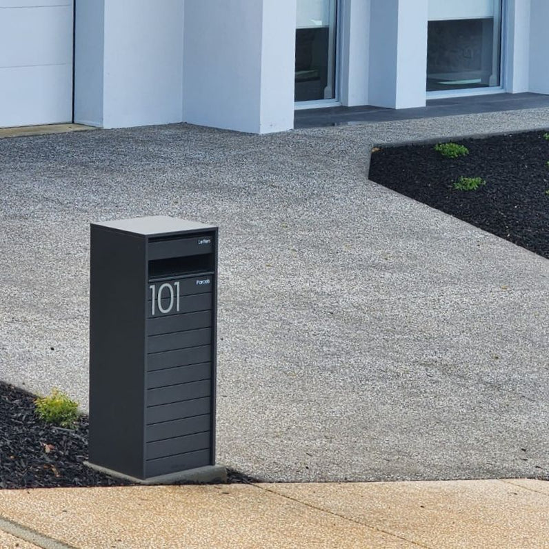 Stick on Slim House Numbers 120mm - Stainless Steel