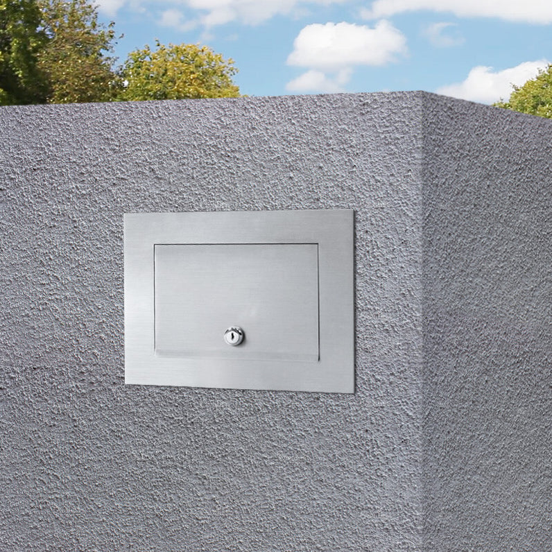 Torino Brick Letterbox - Stainless Steel