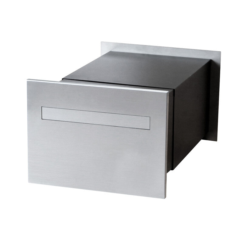 Torino Brick Letterbox - Stainless Steel
