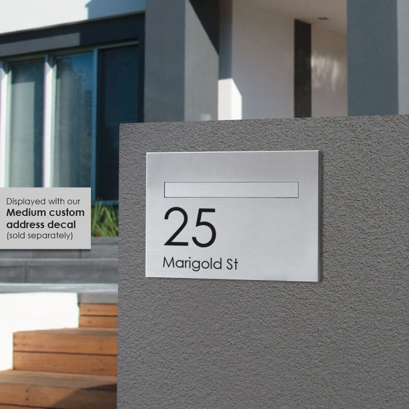 Torino Brick Letterbox - Stainless Steel