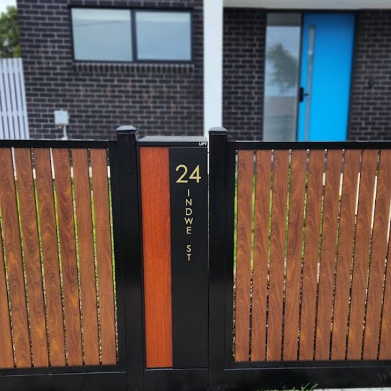 Custom Address Decal Sticker - Vertical