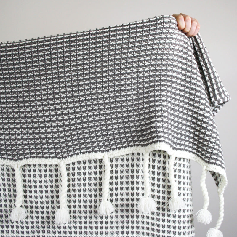 Waffle Knit Throw Blanket