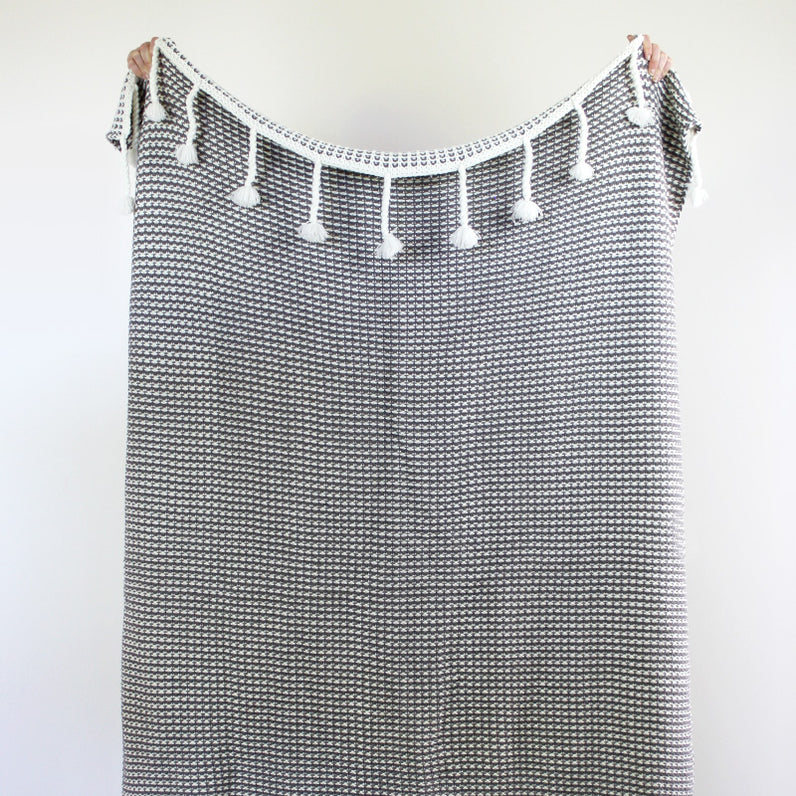 Waffle Knit Throw Blanket