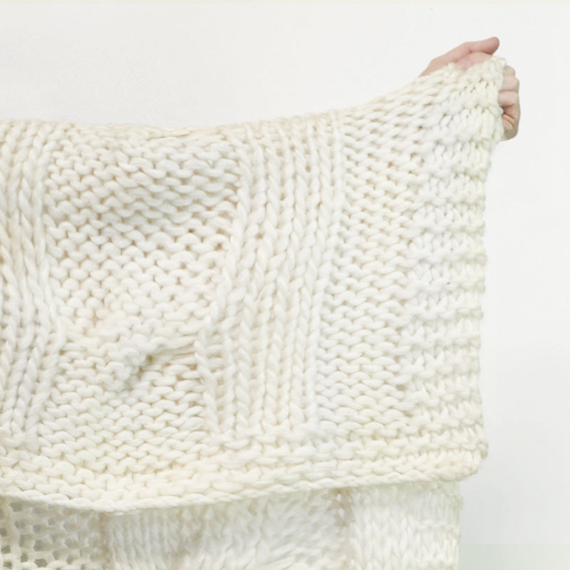 Claudette Chunky Knit Throw Blanket