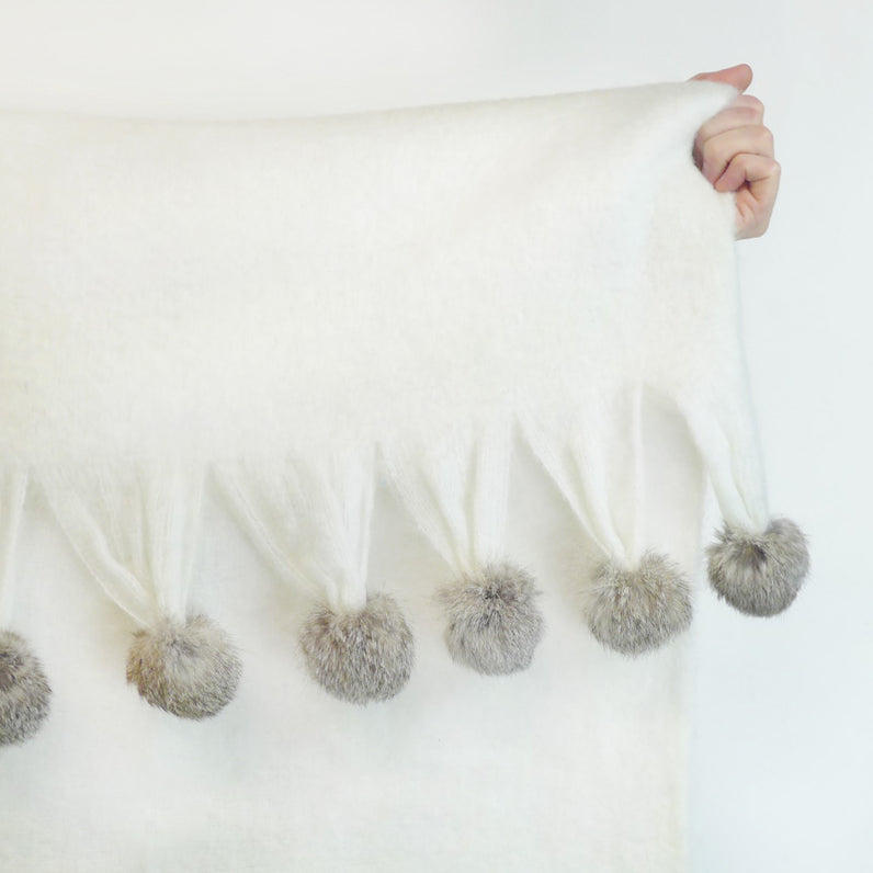 Anouk Pom Pom Throw Blanket