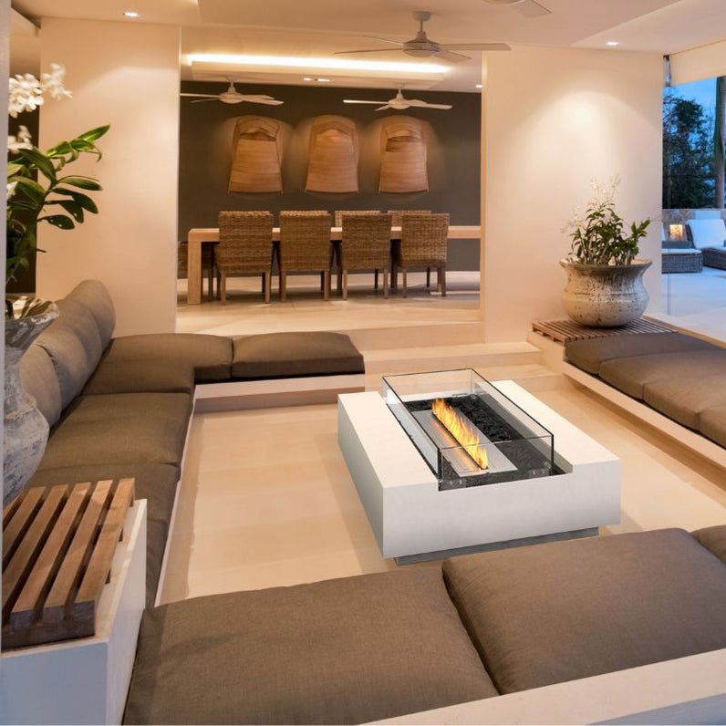 Cosmo 50 Ethanol Fire Table - Bone