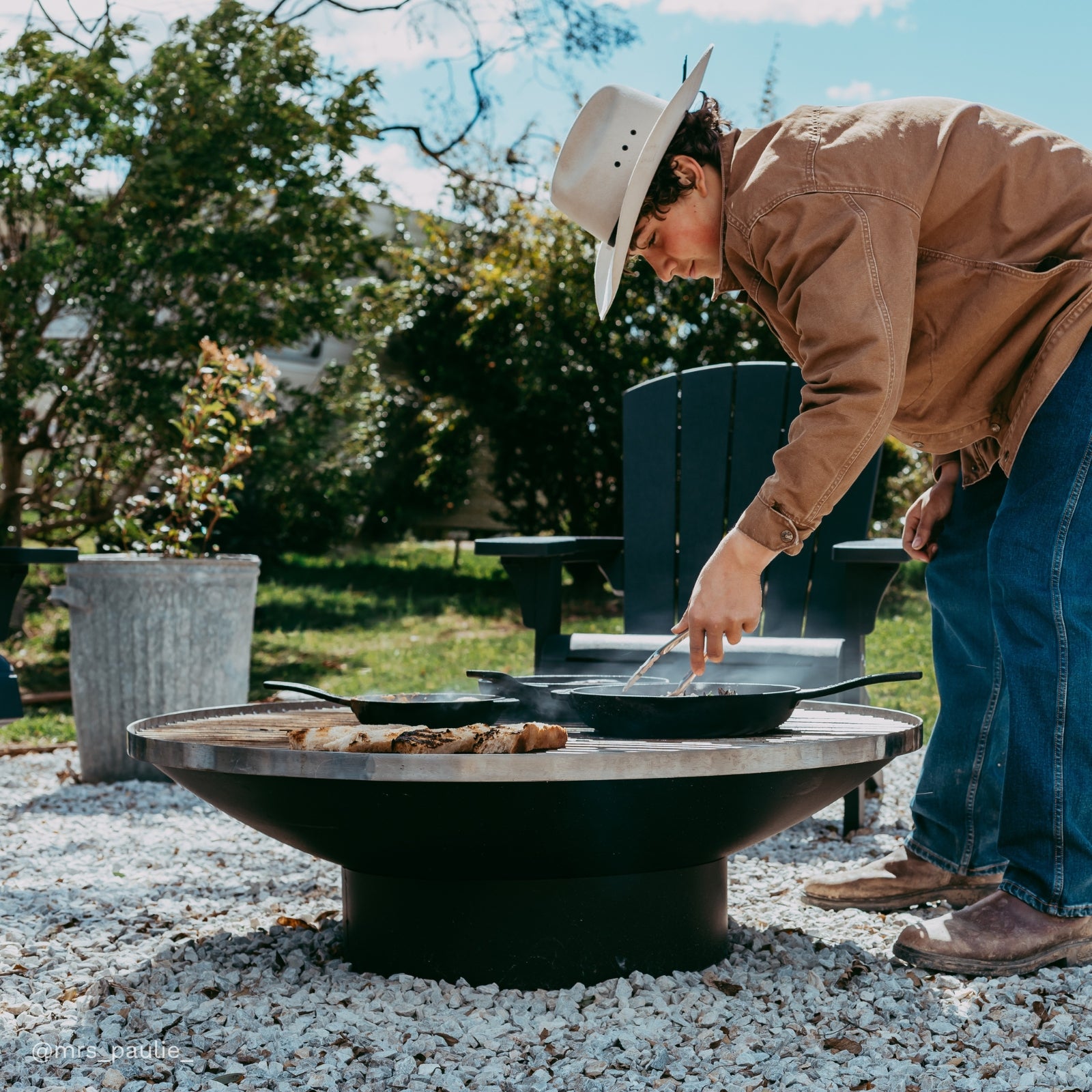 Tucson 100 Black Fire Pit