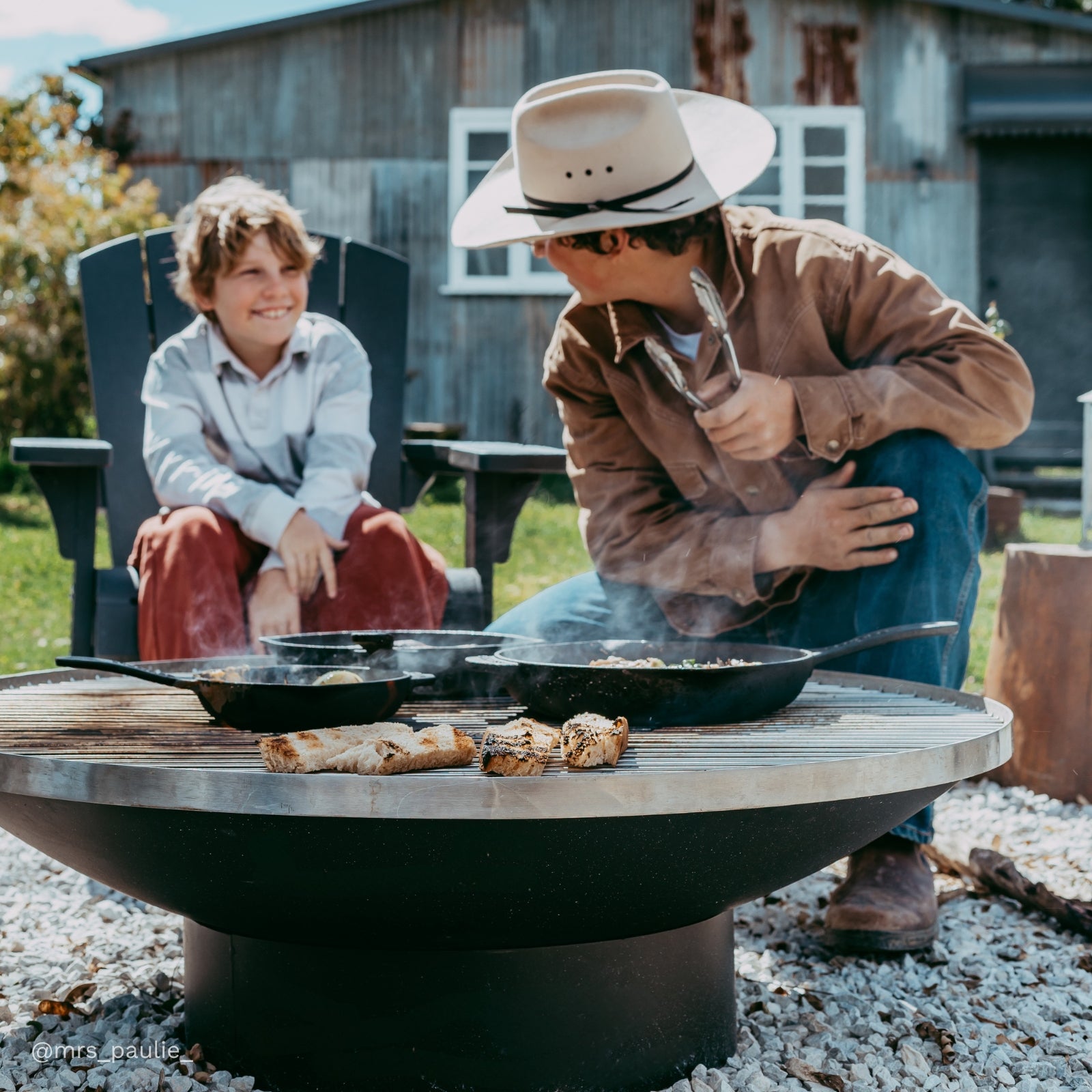 Fire Pit Stainless Steel Grill 100