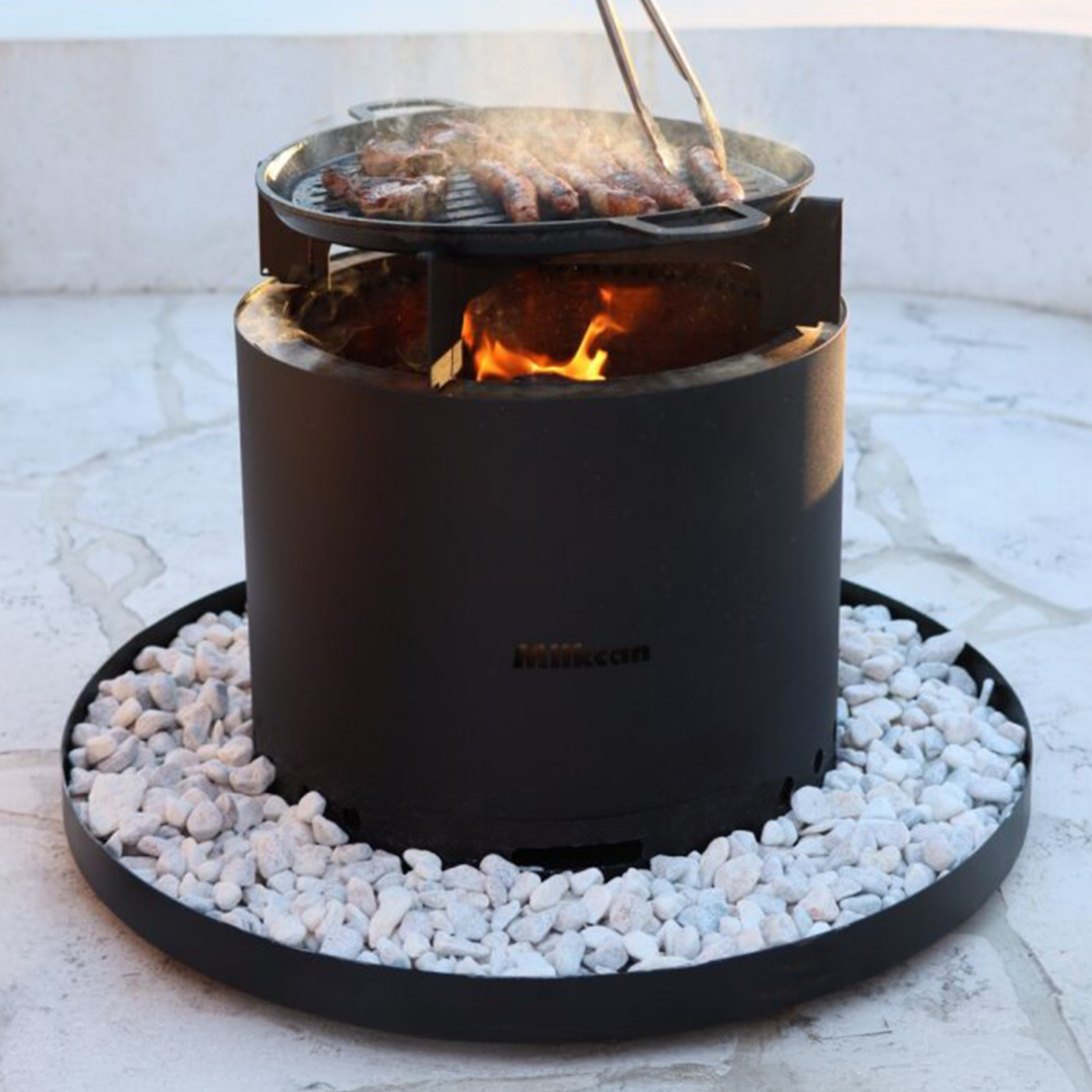 Fire Pit Under Tray 80