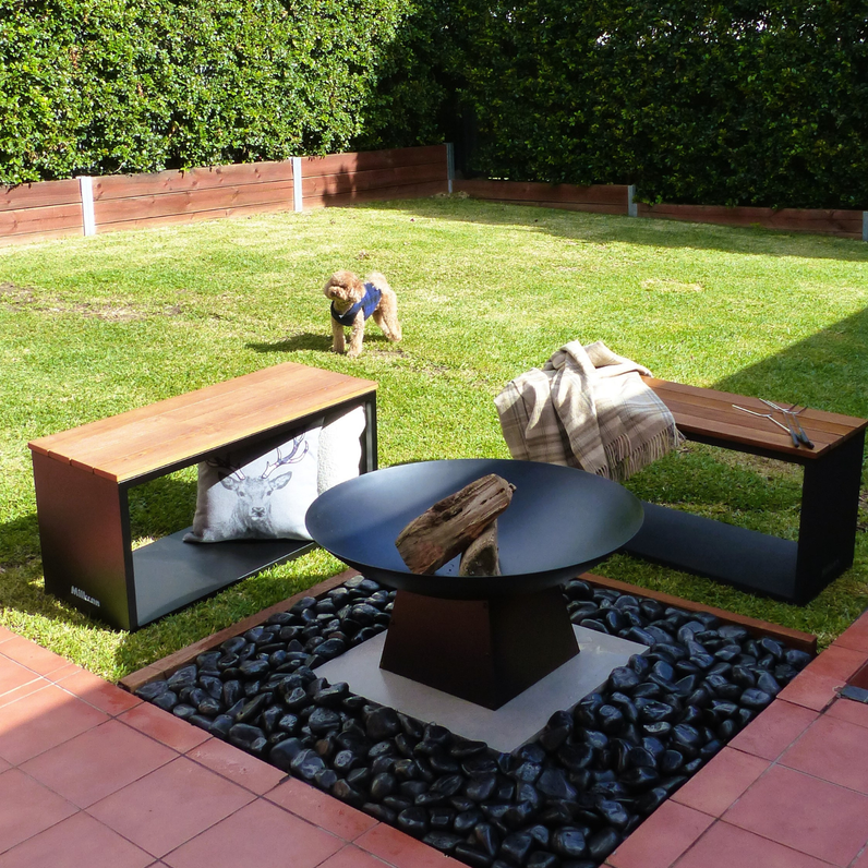 Firewood Storage Seat