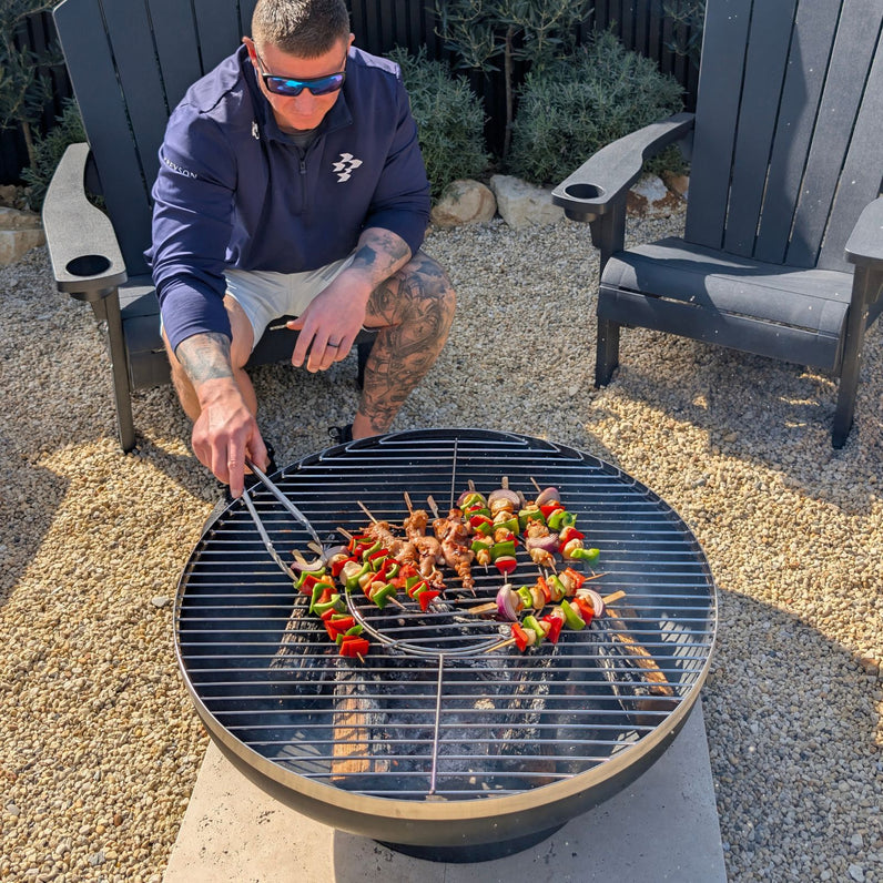 Fire Pit Stainless Steel Grill 80