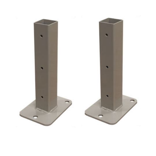 Ground Mount Clothesline Kit 2 -Taupe