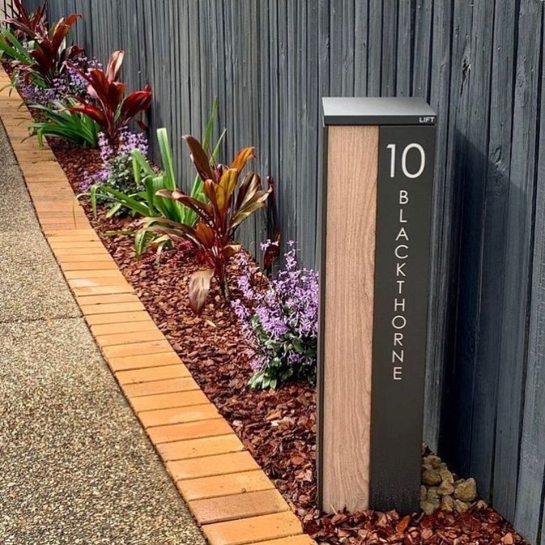 Custom Address Decal Sticker - Vertical