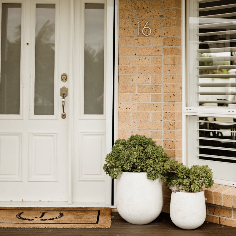 Laguna Plant Pot - White Terrazzo