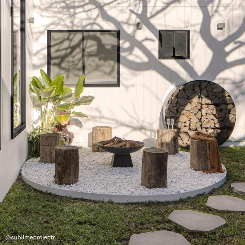 Marrakesh 90 Black Fire Pit