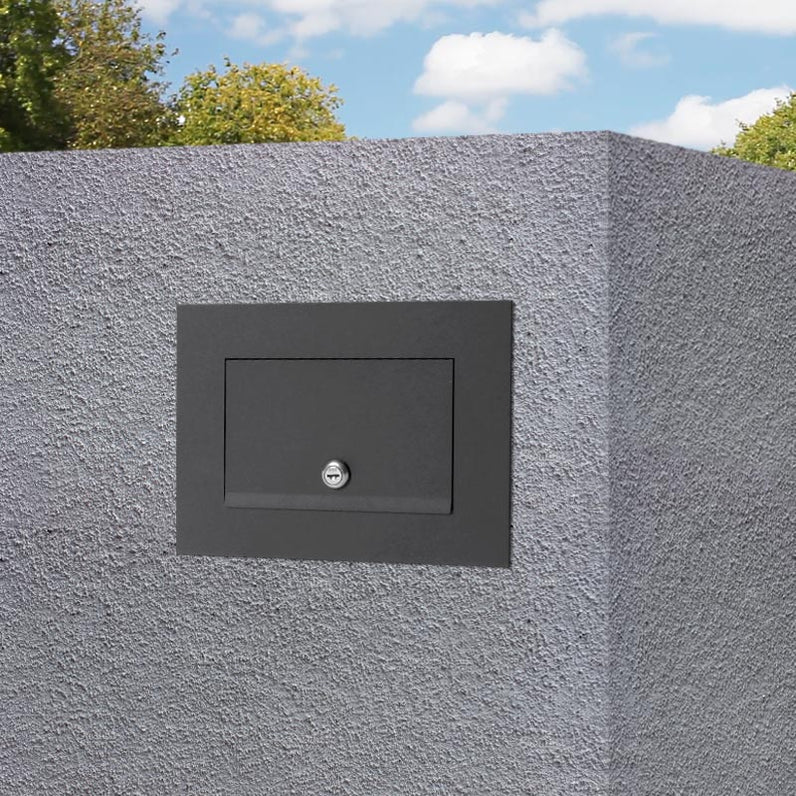 Chelsea Brick Letterbox - White