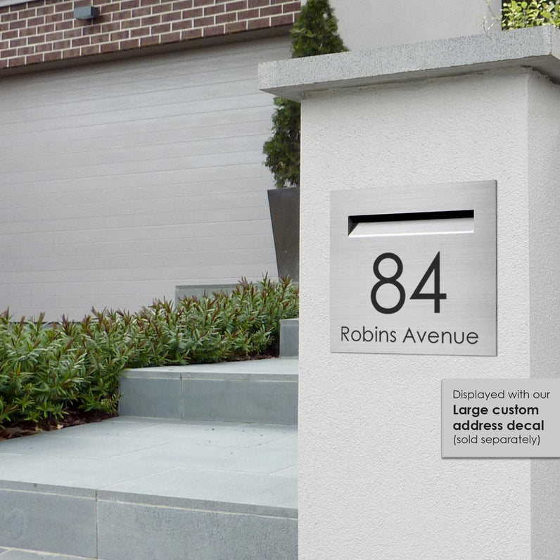 Mayfair Brick Letterbox - Stainless Steel