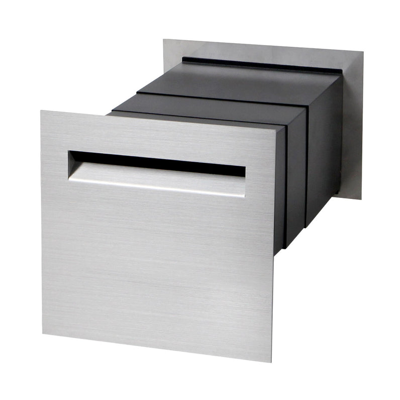Mayfair Brick Letterbox - Stainless Steel