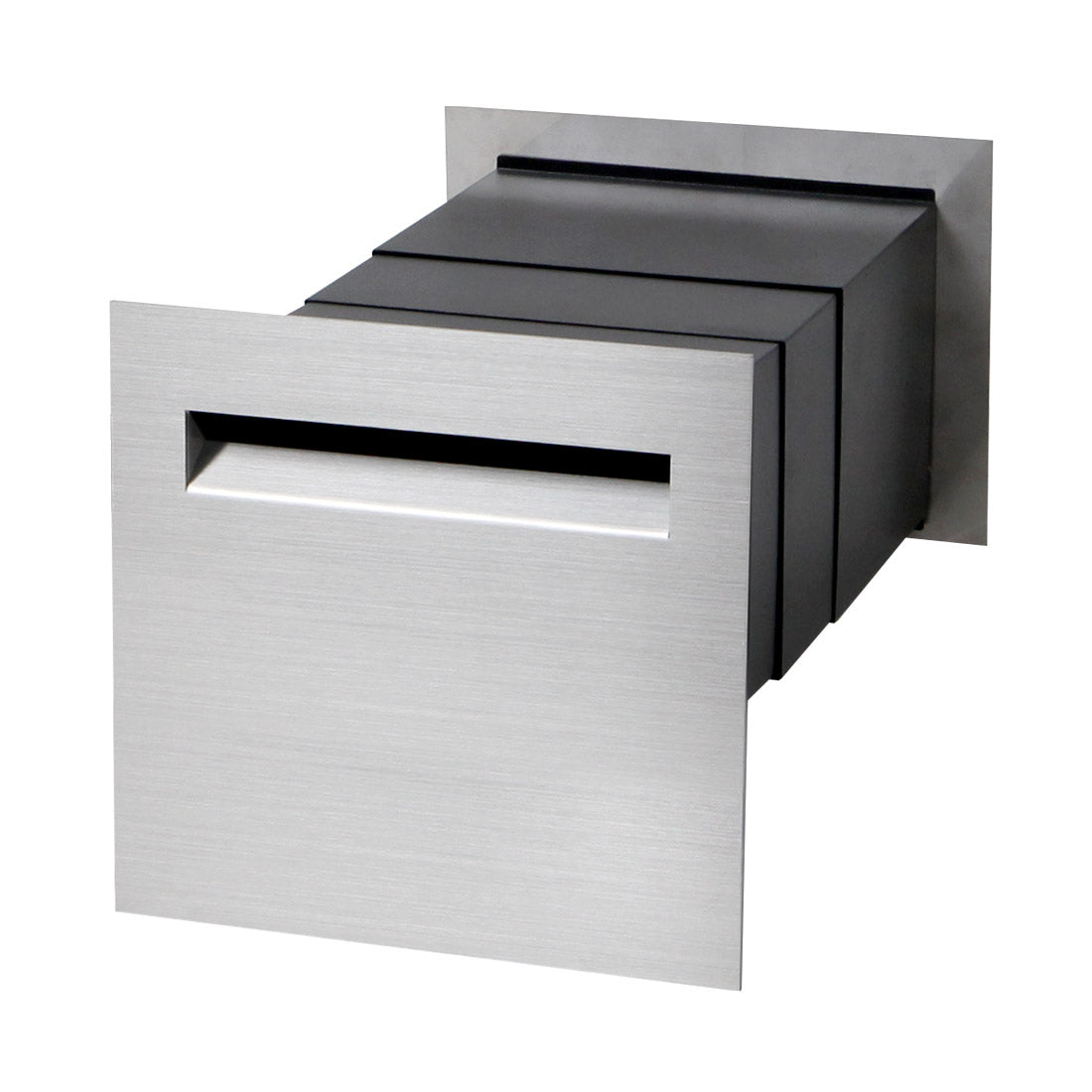 Mayfair Brick Letterbox - Stainless Steel