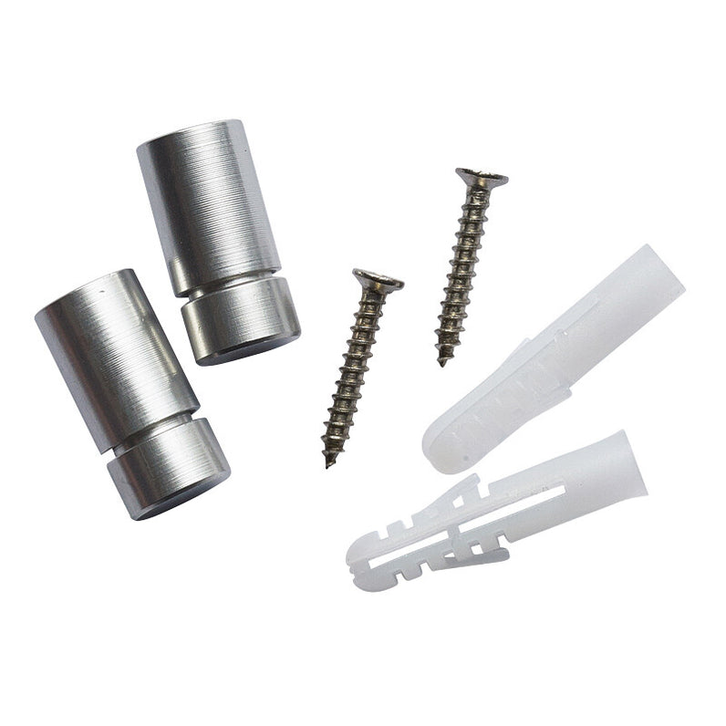 Stud Mount Glass House Numbers 140mm