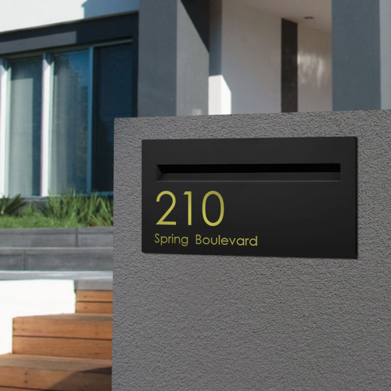 Custom Address Decal Sticker - Medium