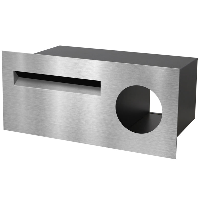 Windsor Fence/Brick Letterbox - Stainless Steel