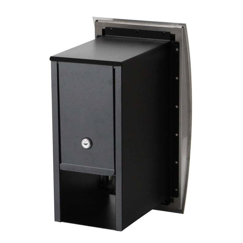 Modena Fence/Brick Letterbox - Stainless Steel