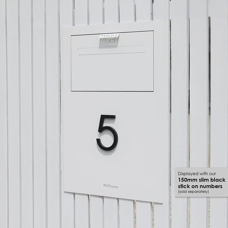 Zurich Slim Parcel Fence Letterbox
