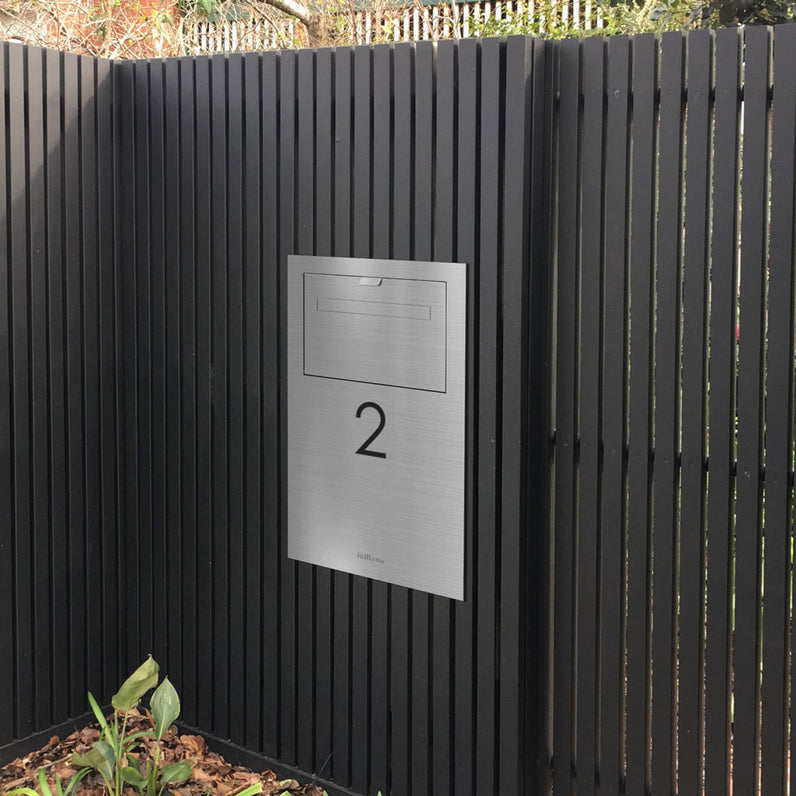 Decal Sticker House Numbers 110mm - Black