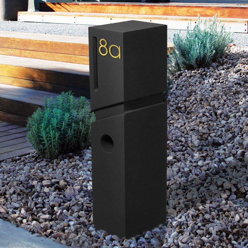 Stick on Slim House Numbers 75mm - Gold