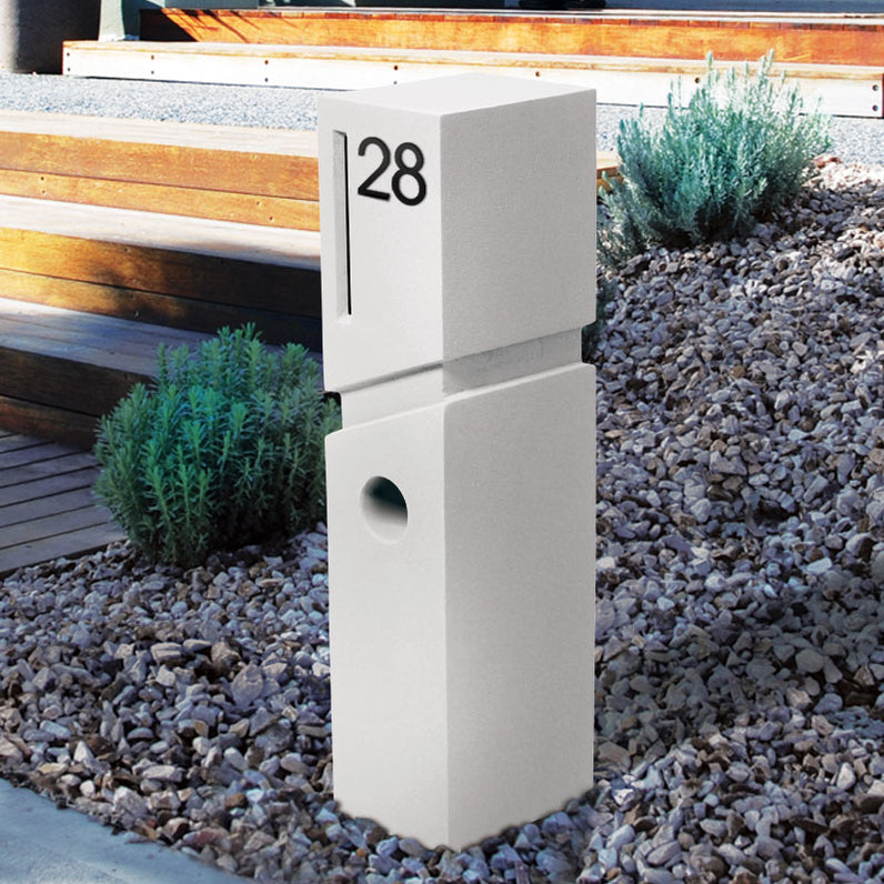 Stick on Slim House Numbers 75mm - Black