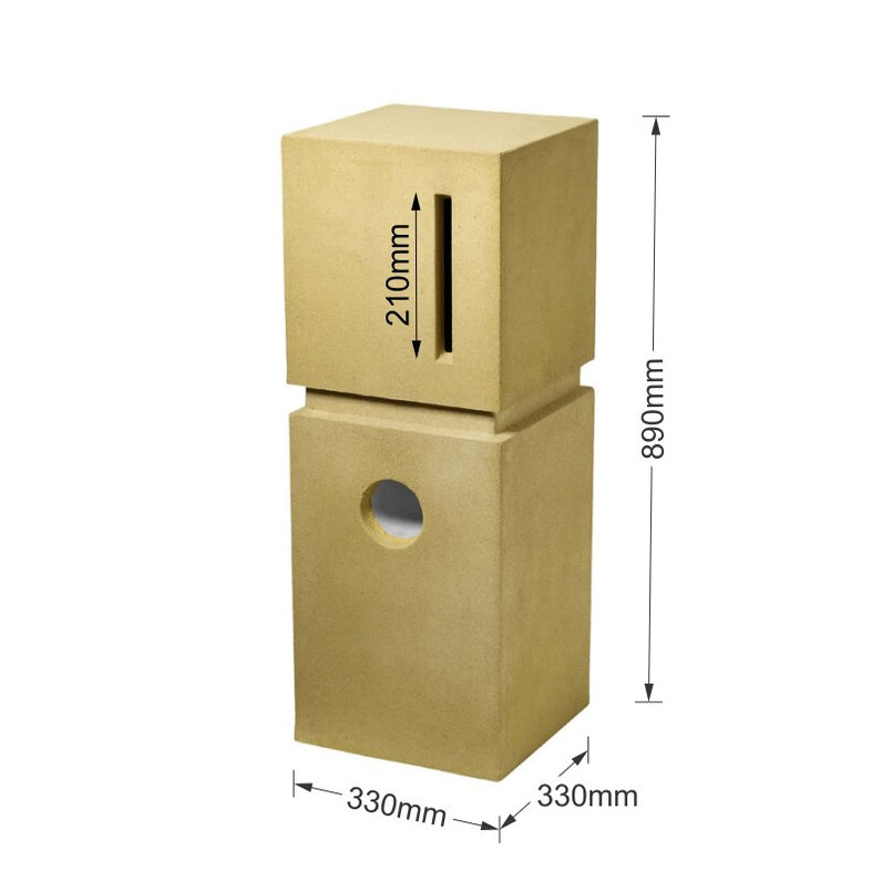 Ridge Pillar Letterbox