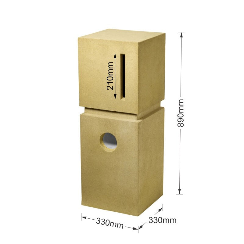 Ridge Pillar Letterbox