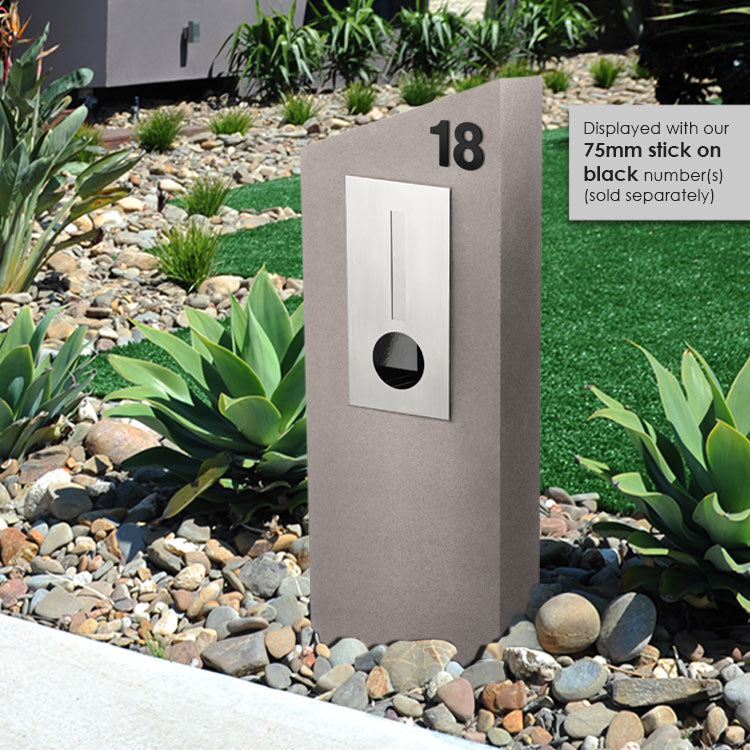 Barcelona Pillar Letterbox - Mocca