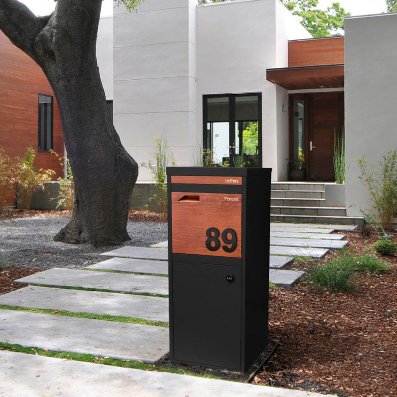 Stick on Bold House Numbers 120mm - Black