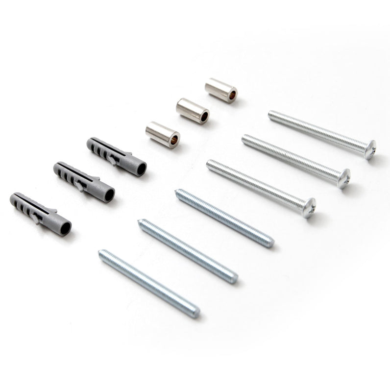 Stud Mount House Numbers 125mm - Silver