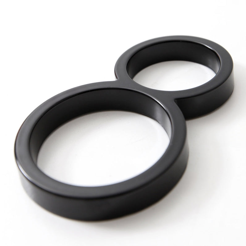 Stud Mount House Numbers 125mm - Black