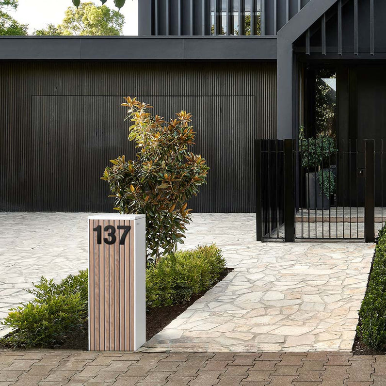 Stick on Bold House Numbers 120mm - Black