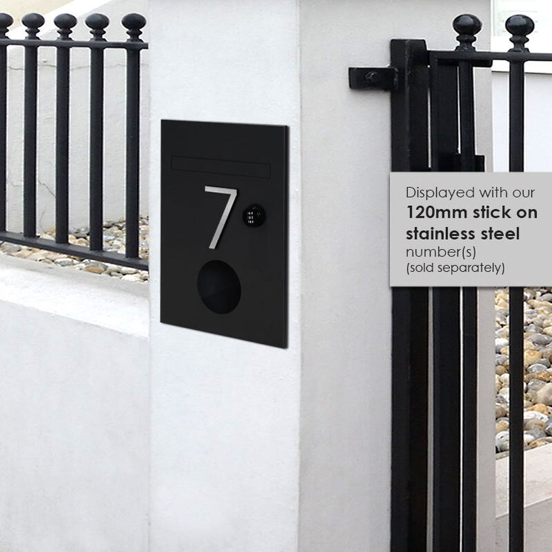 Monza Parcel Brick Front Open Letterbox