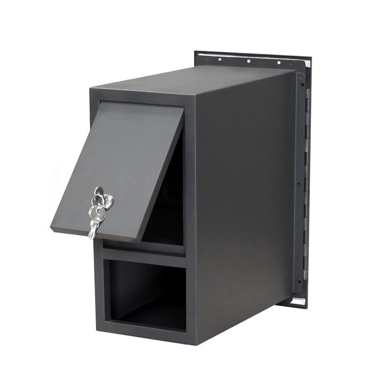 Amalfi Parcel Fence Letterbox - Stainless Steel