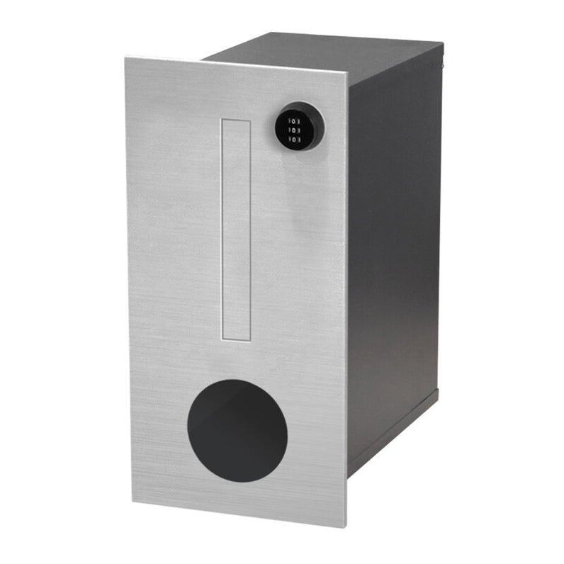 Amalfi Parcel Fence Letterbox - Stainless Steel