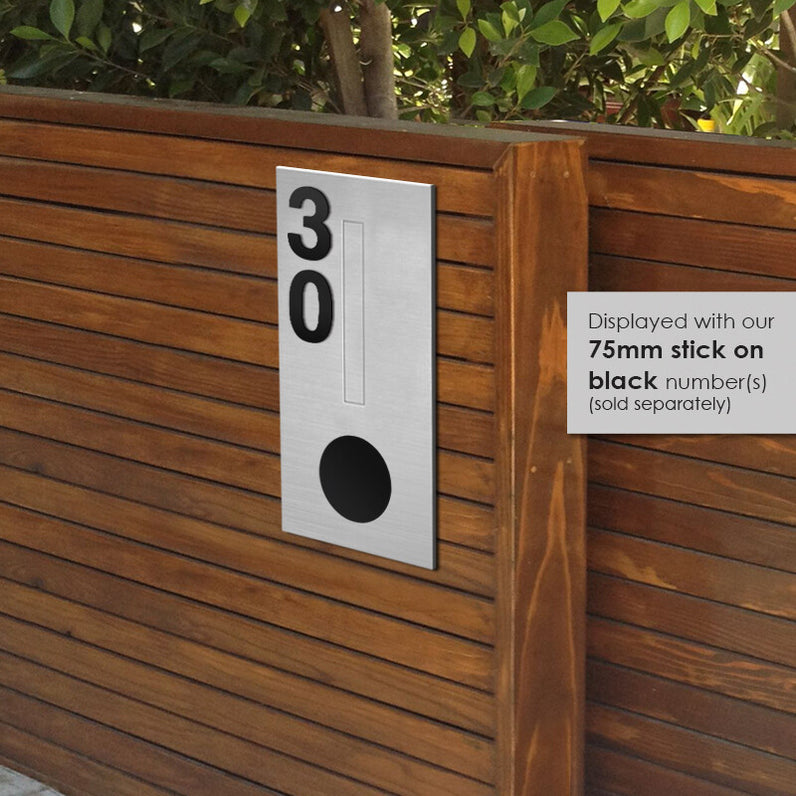 Amalfi Fence Letterbox - Stainless Steel