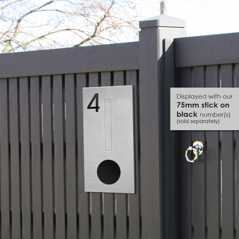Amalfi Fence Letterbox - Stainless Steel