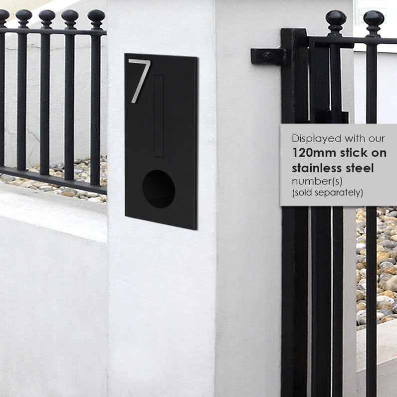 Amalfi Brick Letterbox - White