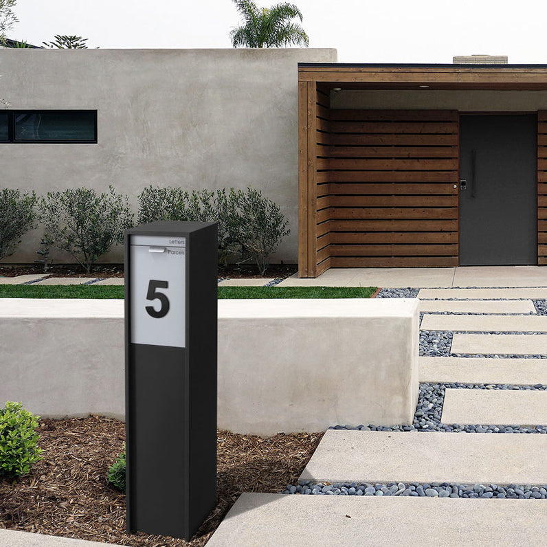 Stick on Bold House Numbers 120mm - Black