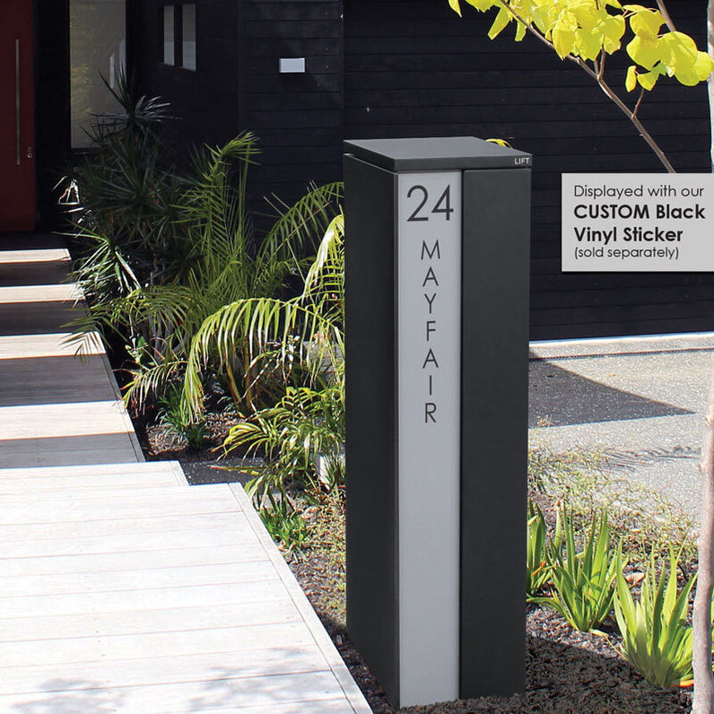 Custom Address Decal Sticker - Vertical