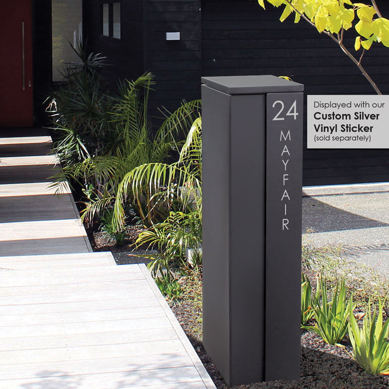 Custom Address Decal Sticker - Vertical