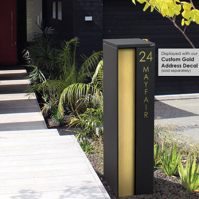 Custom Address Decal Sticker - Vertical