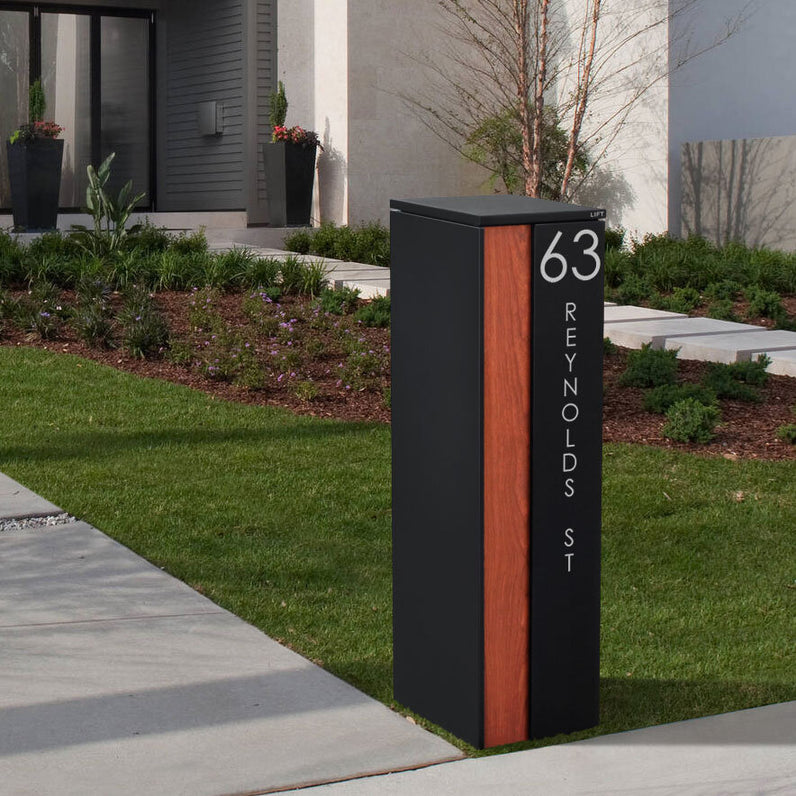 Custom Address Decal Sticker - Vertical Large